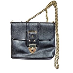 Olivia + Joy Black & Gold Clutch Purse